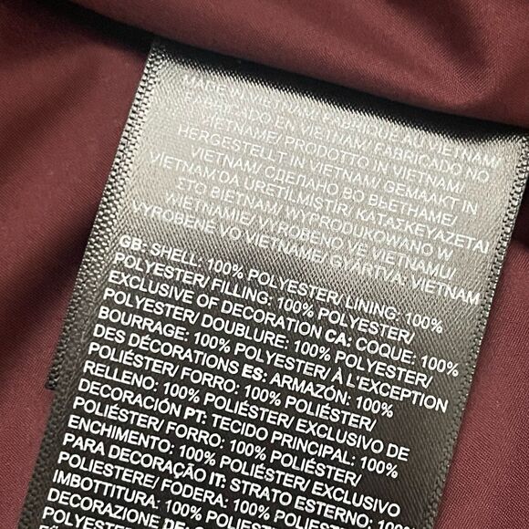 THE NORTH FACE Men's Junction Insulated Jacket Small Maroon NEW Outdoors Nature - Picture 8 of 9